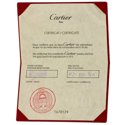 CARTIER Trinity SM #53 Ring K18 Yellow Gold K18 White GoldLadies [Used]