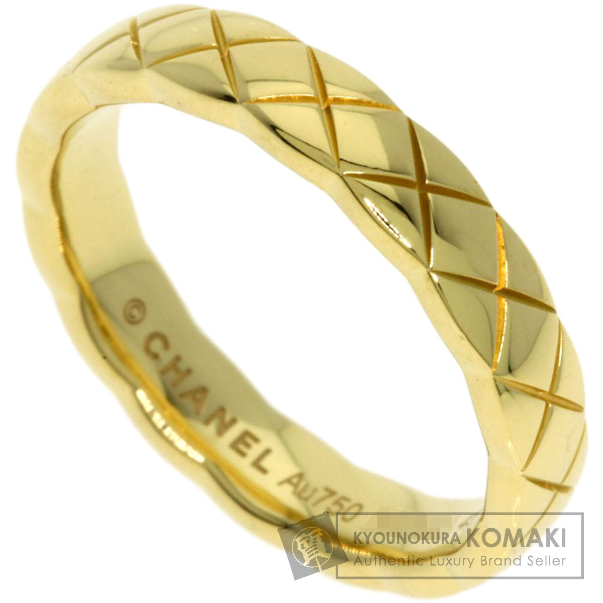 CHANEL Coco Crush Mini #45 Ring K18 Yellow Gold Ladies [Used]