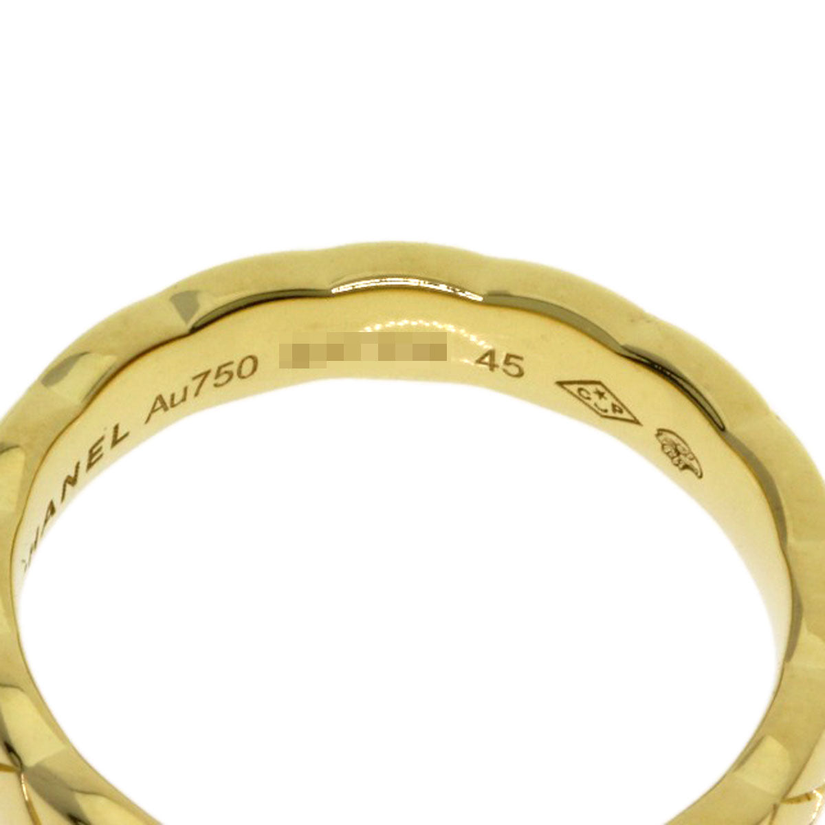 CHANEL Coco Crush Mini #45 Ring K18 Yellow Gold Ladies [Used]