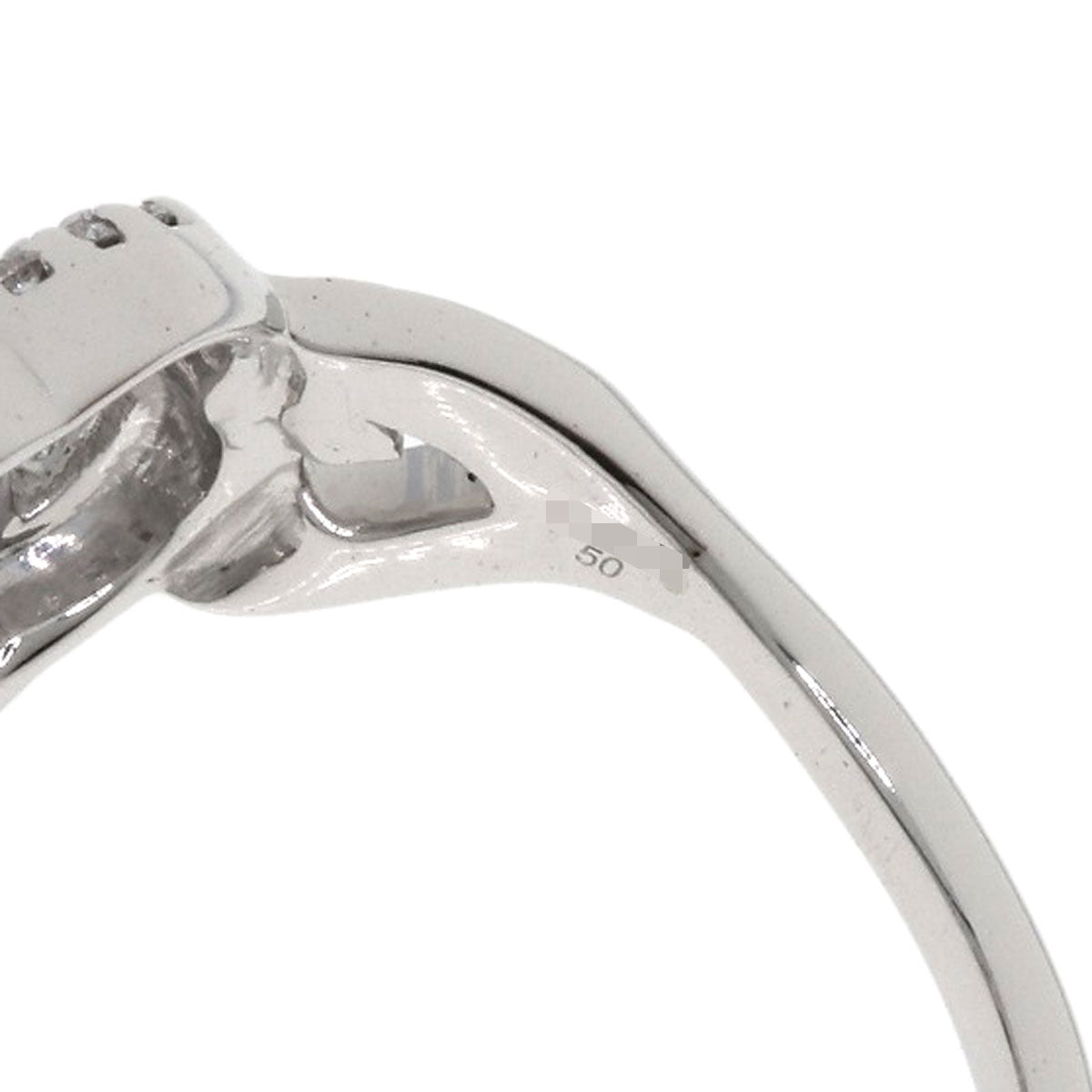 CHANEL Camellia Collection Diamond Ring K18 White Gold Ladies [Used]