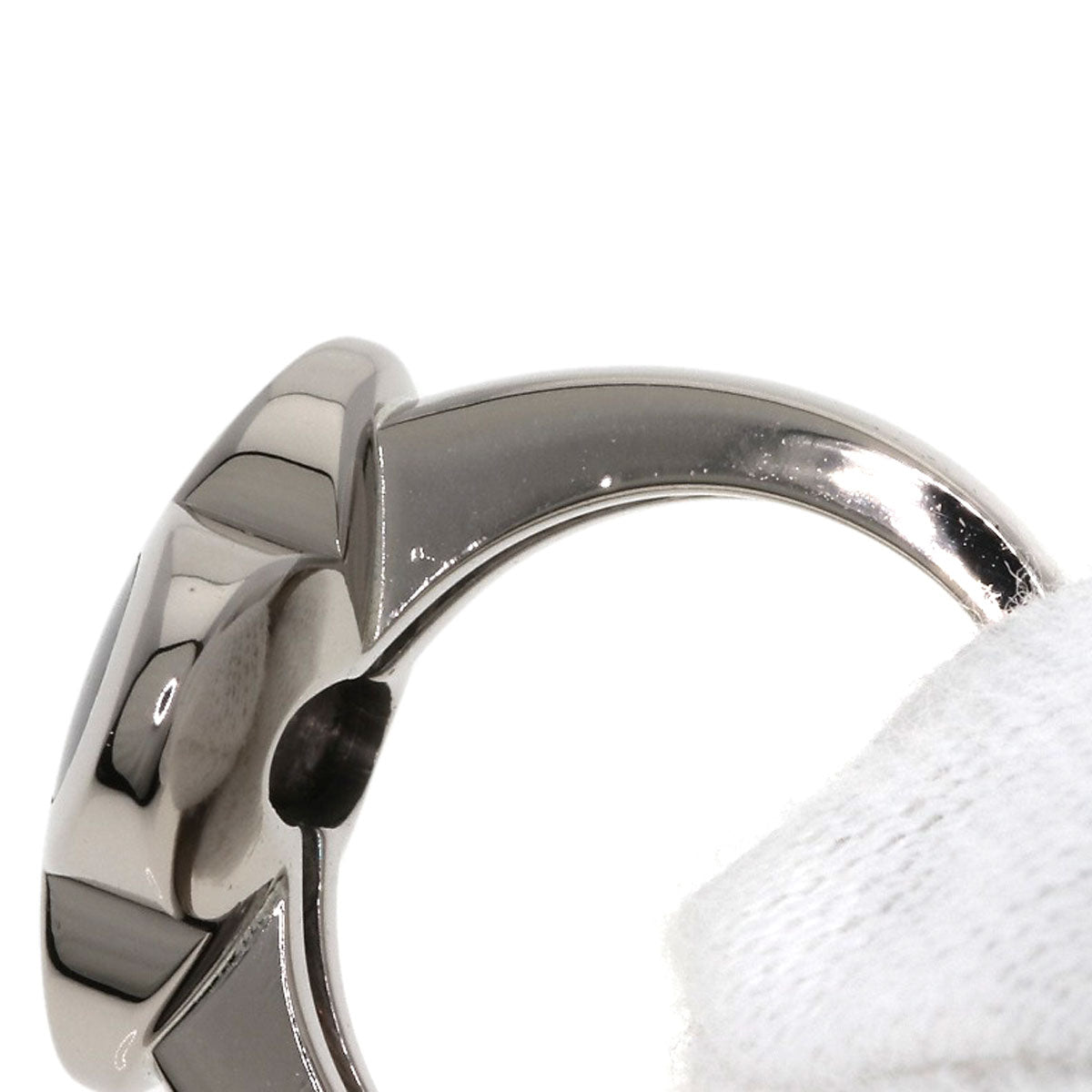 Van Cleef & Arpels Pure Alhambra Shell Ring K18 White Gold Ladies [Used]