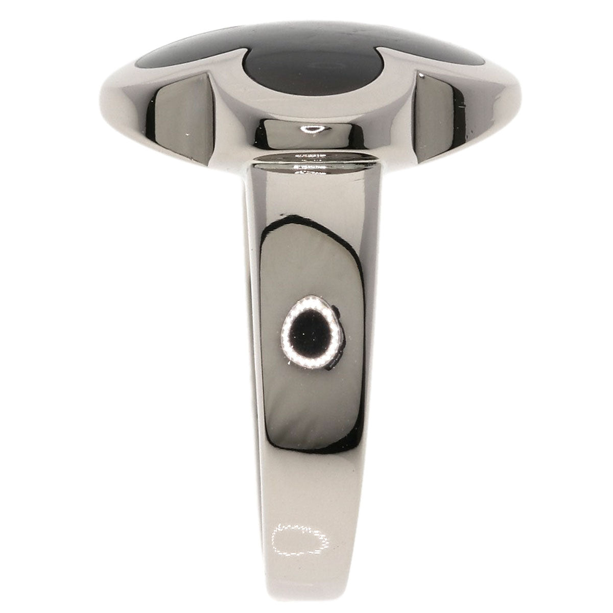 Van Cleef & Arpels Pure Alhambra Shell Ring K18 White Gold Ladies [Used]