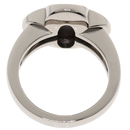 Van Cleef & Arpels Pure Alhambra Shell Ring K18 White Gold Ladies [Used]