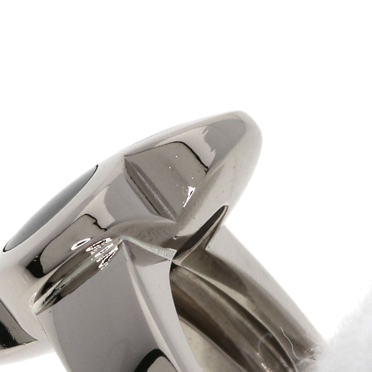 Van Cleef & Arpels Pure Alhambra Shell Ring K18 White Gold Ladies [Used]