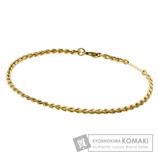 CARTIER Chain vintage Bracelet K18 Yellow Gold Ladies [Used]