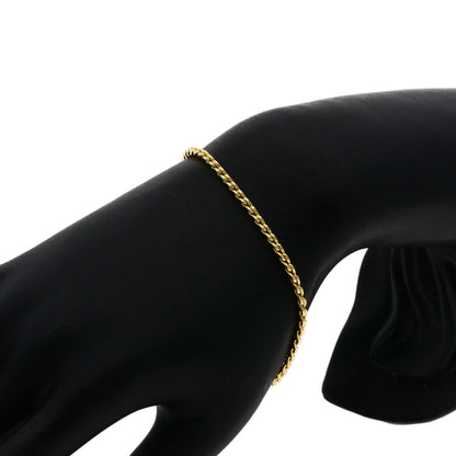 CARTIER Chain vintage Bracelet K18 Yellow Gold Ladies [Used]