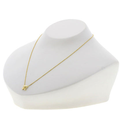 TIFFANY&Co. Cross-stitch Necklace K18 Yellow Gold Ladies [Used]