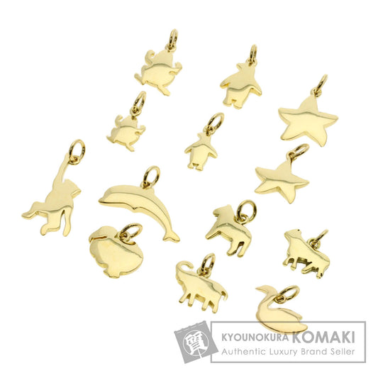 Pomellato DoDo Charm 13-Piece Set Pendant top K18 Yellow Gold Ladies [Used]