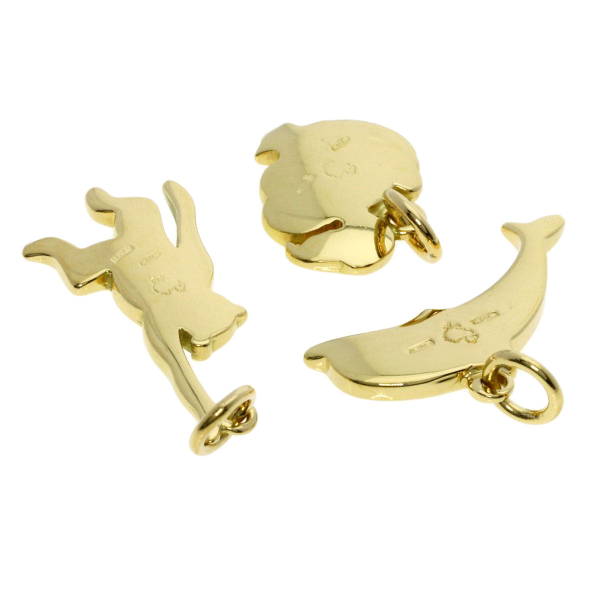 Pomellato DoDo Charm 13-Piece Set Pendant top K18 Yellow Gold Ladies [Used]