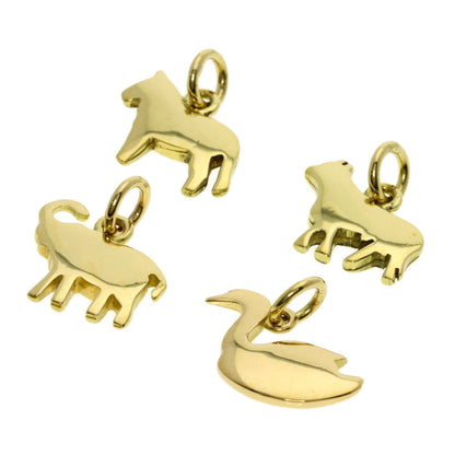 Pomellato DoDo Charm 13-Piece Set Pendant top K18 Yellow Gold Ladies [Used]