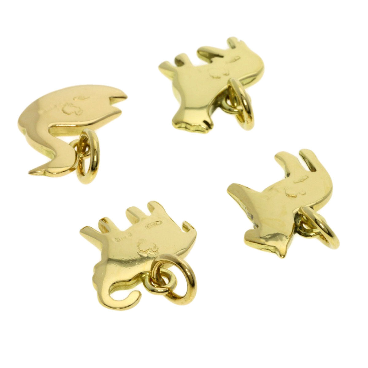 Pomellato DoDo Charm 13-Piece Set Pendant top K18 Yellow Gold Ladies [Used]