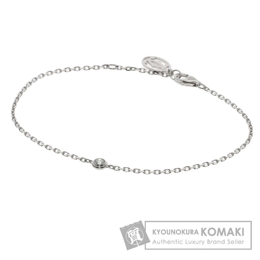 CARTIER Amour SM Diamond Bracelet K18 White Gold Ladies [Used]