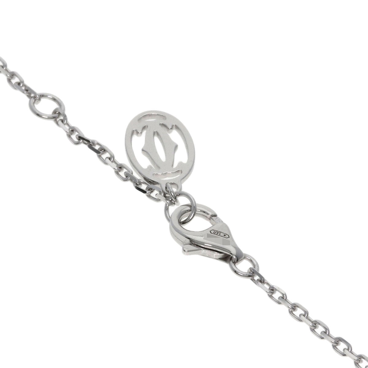 CARTIER Amour SM Diamond Bracelet K18 White Gold Ladies [Used]