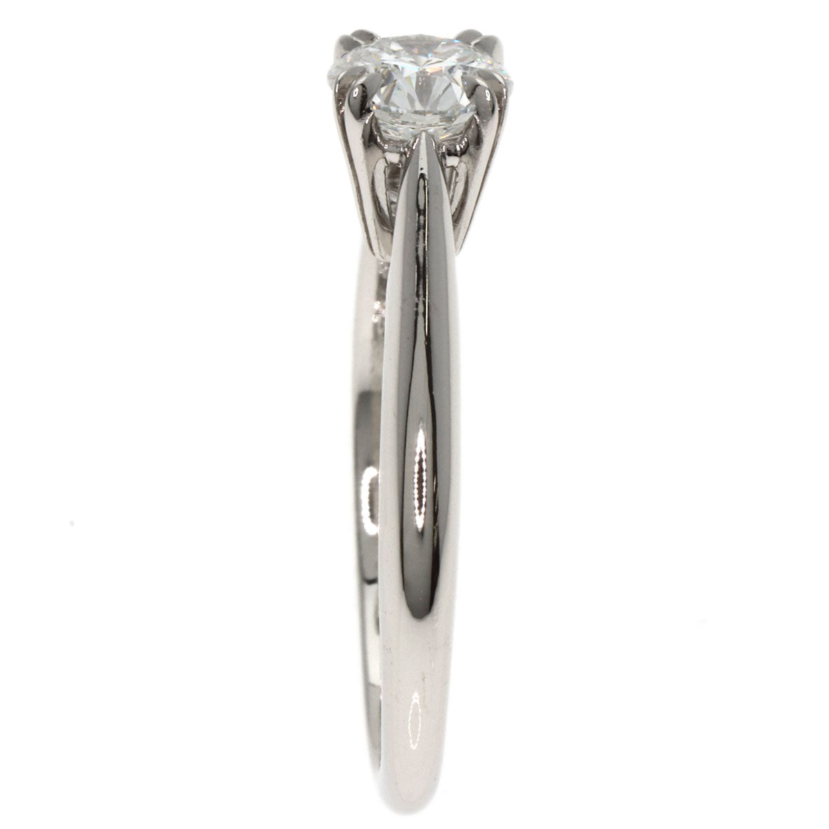 HARRY WINSTON Solitaire Diamond Ring Platinum PT950 Ladies [Used]