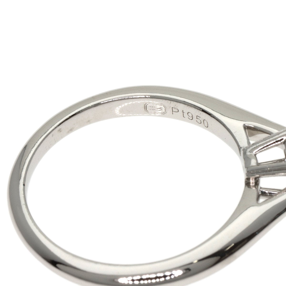 HARRY WINSTON Solitaire Diamond Ring Platinum PT950 Ladies [Used]