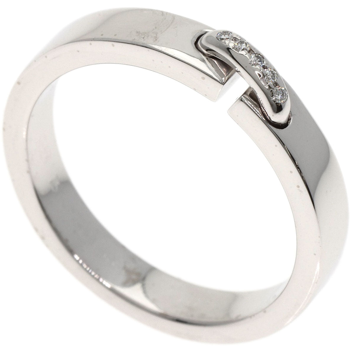 Chaumet Lien Evidance Wedding Ring Diamond #58 Ring K18 White Gold Ladies [Used]