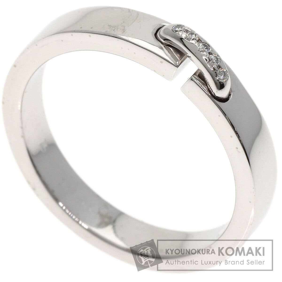 Chaumet Lien Evidance Wedding Ring Diamond #58 Ring K18 White Gold Ladies [Used]