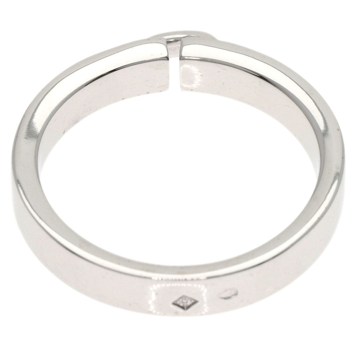 Chaumet Lien Evidance Wedding Ring Diamond #58 Ring K18 White Gold Ladies [Used]