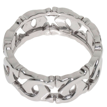 カルティエ アントルラセ #56 リング・指輪 K18ホワイトゴールド レディース 【中古】【CARTIER】