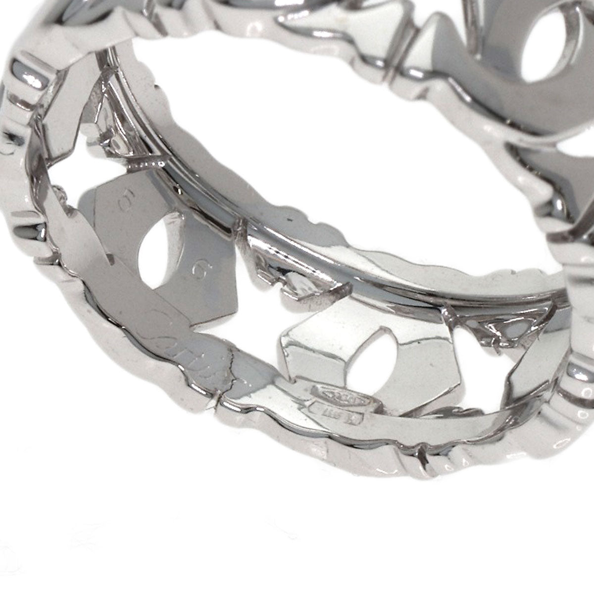 カルティエ アントルラセ #56 リング・指輪 K18ホワイトゴールド レディース 【中古】【CARTIER】