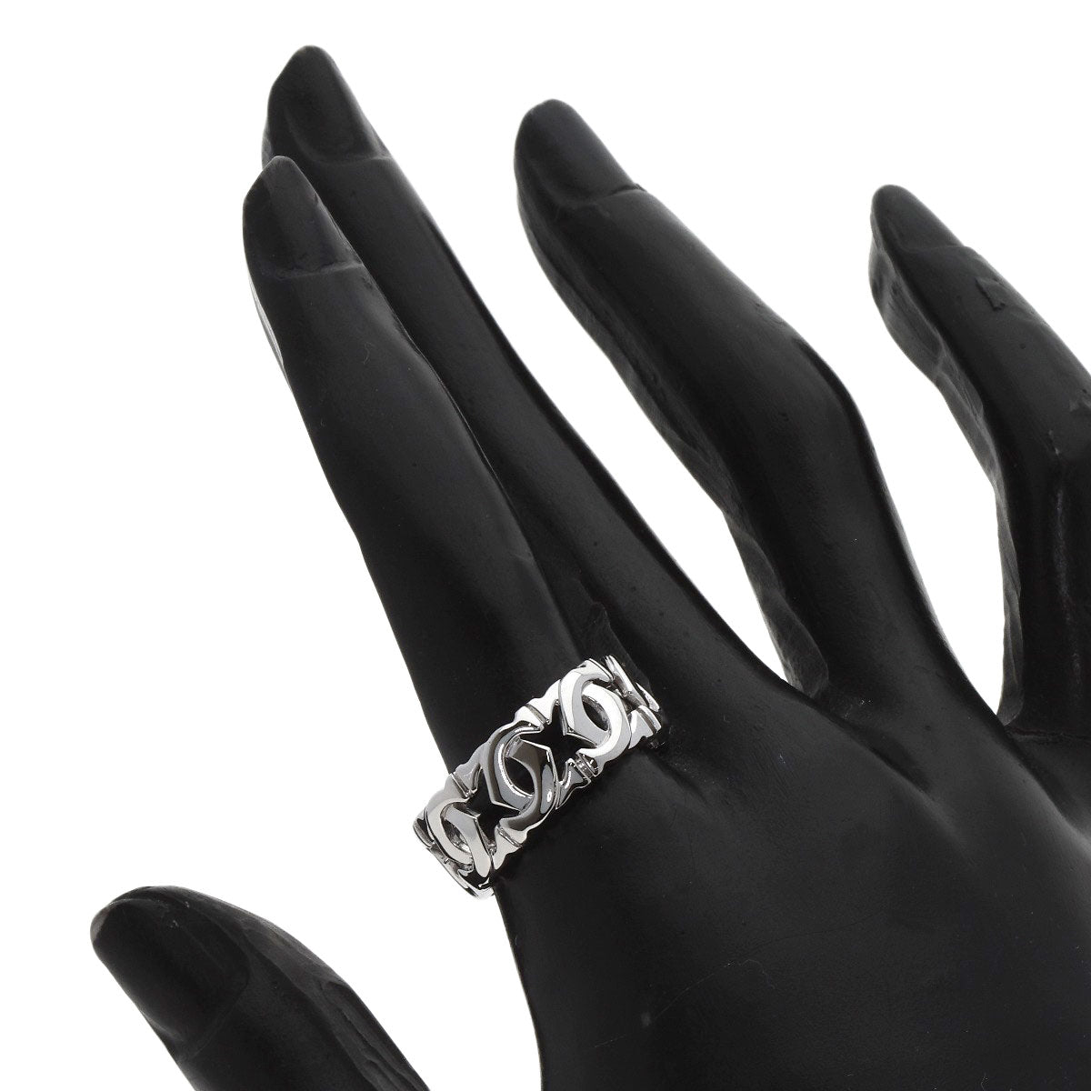 カルティエ アントルラセ #56 リング・指輪 K18ホワイトゴールド レディース 【中古】【CARTIER】