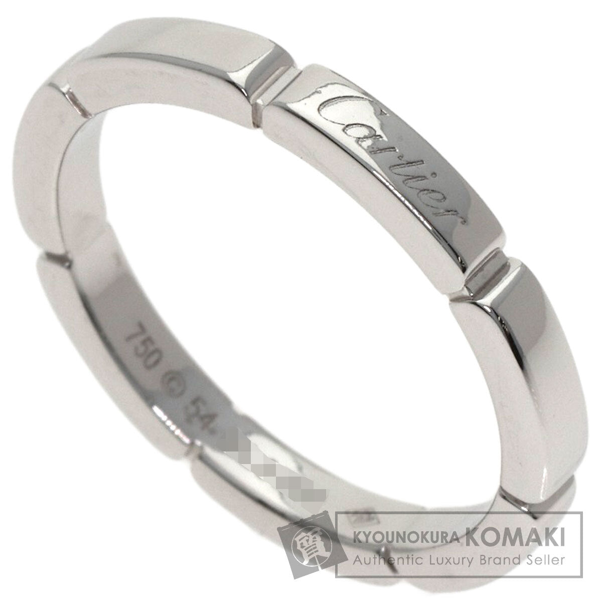 CARTIER Mayon PANTHERE # 54 Ring K18 White Gold Ladies [Used]