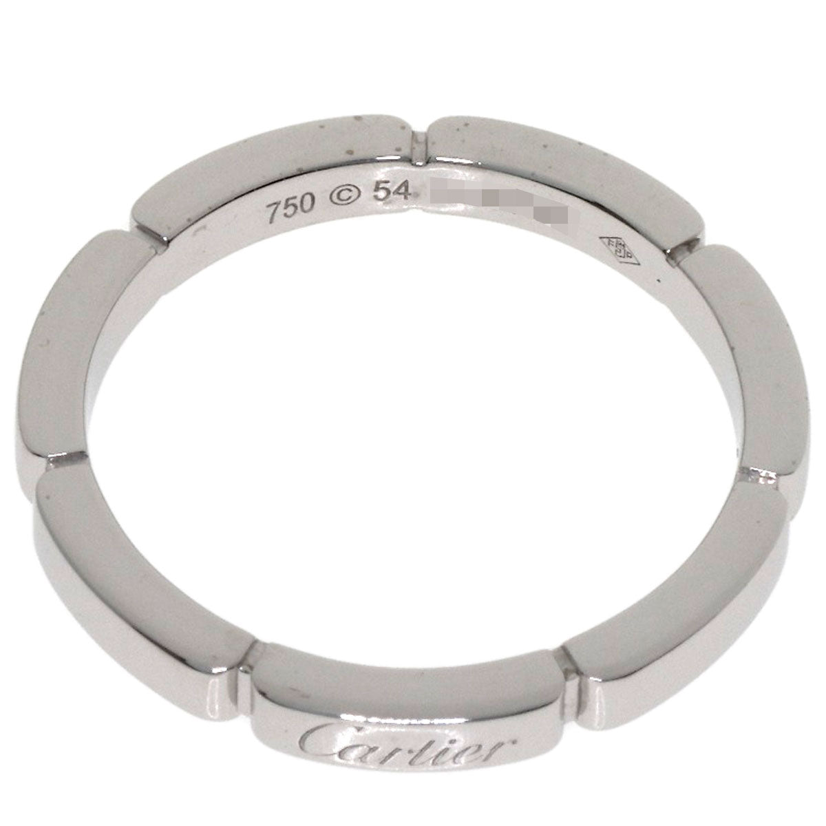 CARTIER Mayon PANTHERE # 54 Ring K18 White Gold Ladies [Used]