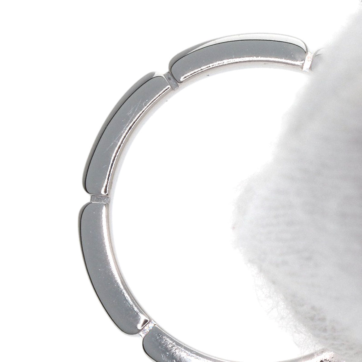 CARTIER Mayon PANTHERE # 54 Ring K18 White Gold Ladies [Used]