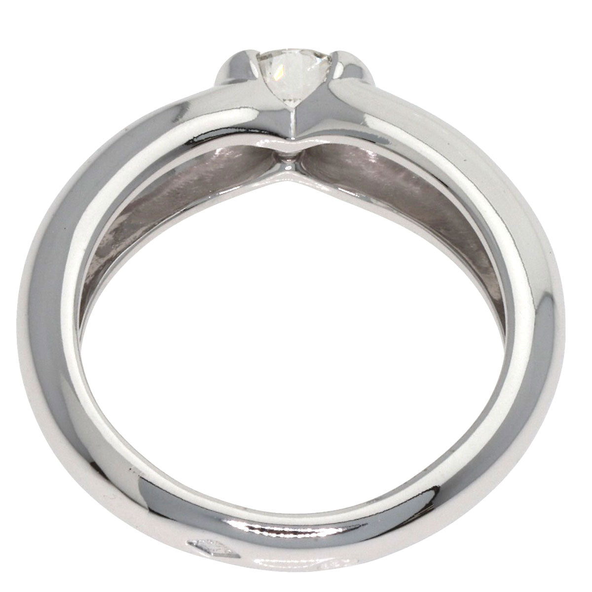 CARTIER Sherry Ring Diamond #48 Ring K18 White Gold Ladies [Used]