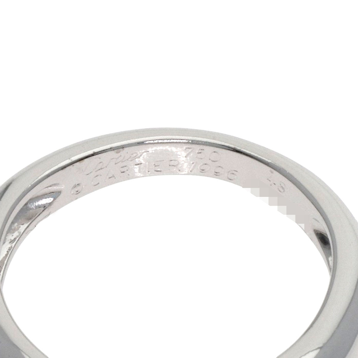 CARTIER Sherry Ring Diamond #48 Ring K18 White Gold Ladies [Used]