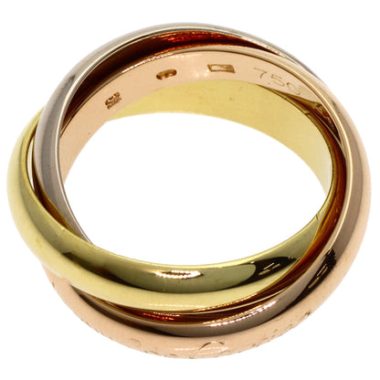 CARTIER Trinity #48 Ring K18 Yellow Gold 18K Pink GoldLadies [Used]