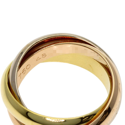 CARTIER Trinity #48 Ring K18 Yellow Gold 18K Pink GoldLadies [Used]