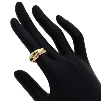 CARTIER Trinity #48 Ring K18 Yellow Gold 18K Pink GoldLadies [Used]