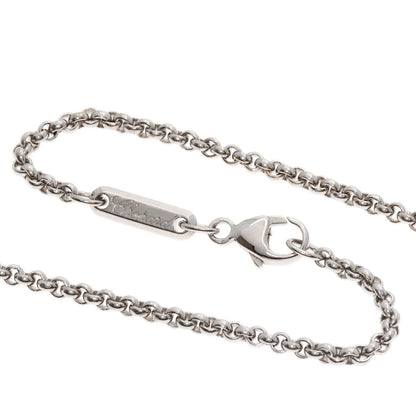 Chopard Cross Happy Diamond Necklace K18 White Gold Ladies [Used]