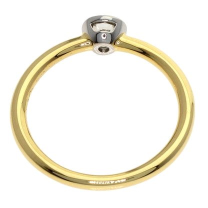TIFFANY&Co. Bizet 1P Diamond Ring K18 Yellow Gold PT950Ladies [Used]