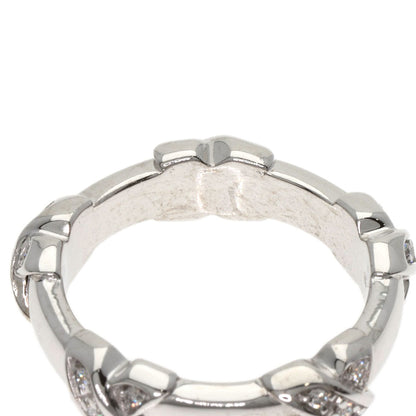 TIFFANY&Co. Signature Cross Diamond Ring K18 White Gold Ladies [Used]