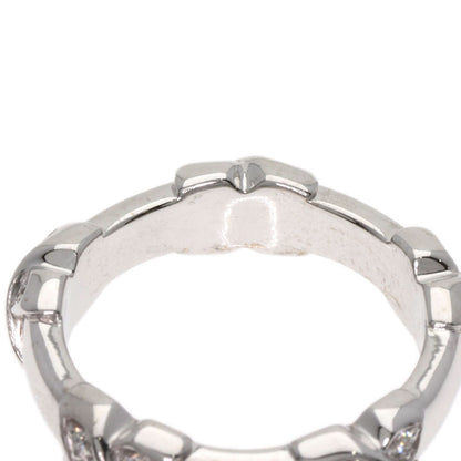 TIFFANY&Co. Signature Cross Diamond Ring K18 White Gold Ladies [Used]