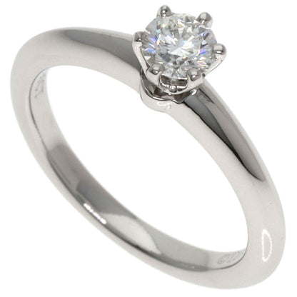 TIFFANY&Co. Solitaire Diamond Ring Platinum PT950 Ladies [Used]