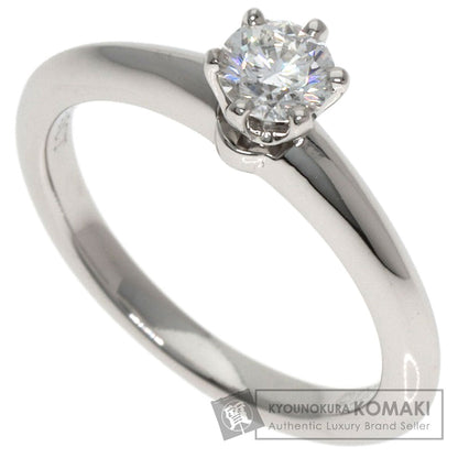 TIFFANY&Co. Solitaire Diamond Ring Platinum PT950 Ladies [Used]