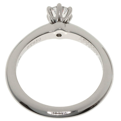 TIFFANY&Co. Solitaire Diamond Ring Platinum PT950 Ladies [Used]