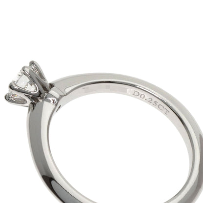 TIFFANY&Co. Solitaire Diamond Ring Platinum PT950 Ladies [Used]