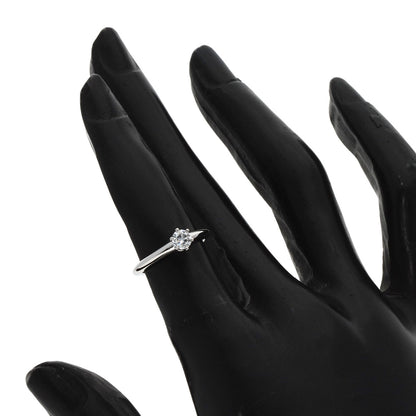 TIFFANY&Co. Solitaire Diamond Ring Platinum PT950 Ladies [Used]