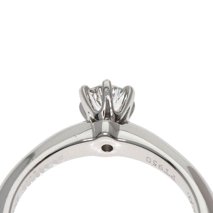 TIFFANY&Co. Solitaire Diamond Ring Platinum PT950 Ladies [Used]
