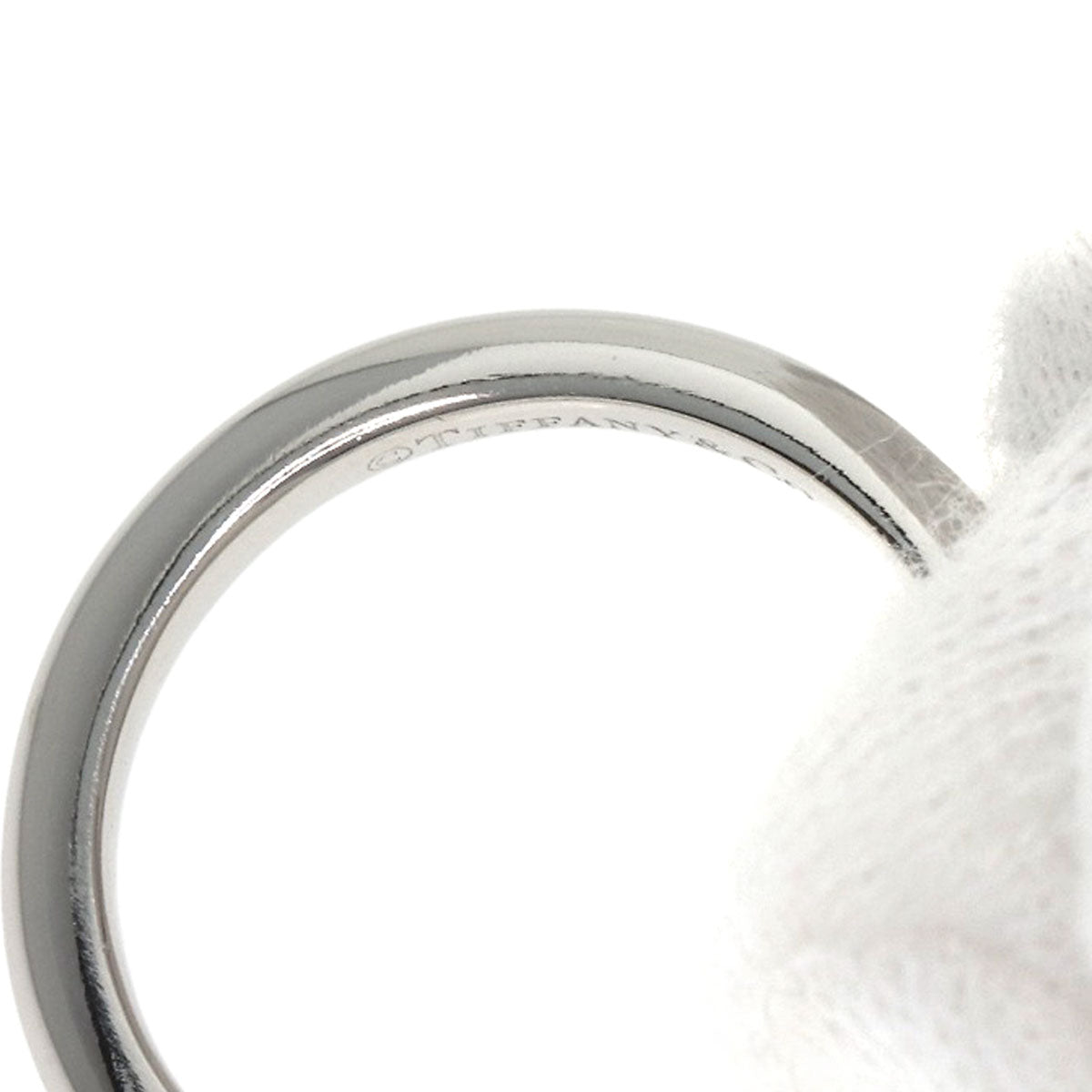 TIFFANY&Co. Solitaire Diamond Ring Platinum PT950 Ladies [Used]