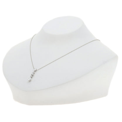 TIFFANY&Co. Swing Drop Pear Shape Diamond Necklace Platinum PT950 Ladies [Used]