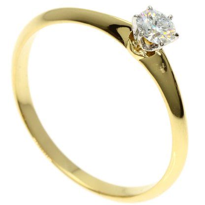 TIFFANY&Co. Solitaire Diamond Ring K18 Yellow Gold Ladies [Used]