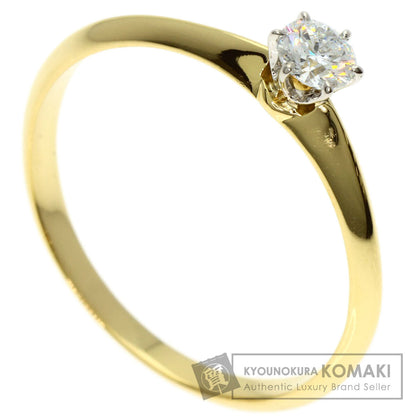 TIFFANY&Co. Solitaire Diamond Ring K18 Yellow Gold Ladies [Used]