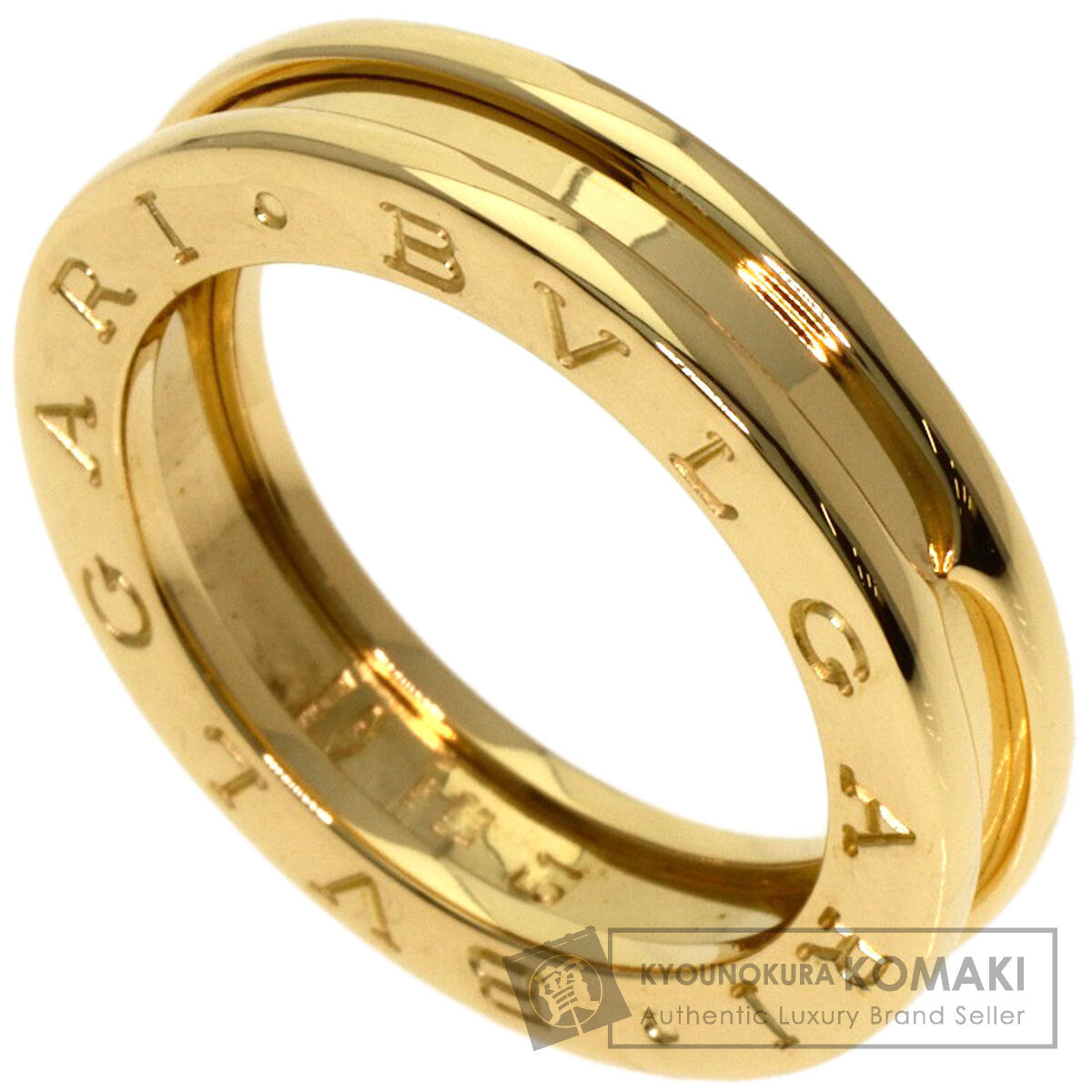 BVLGARI B.zero1 1 band #51 Ring K18 Yellow Gold Ladies [Used]