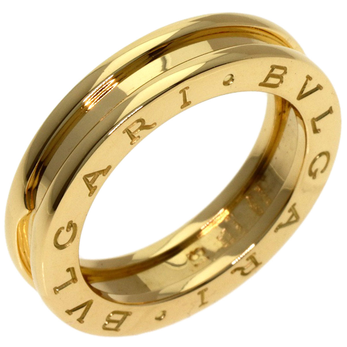 BVLGARI B.zero1 1 band #51 Ring K18 Yellow Gold Ladies [Used]