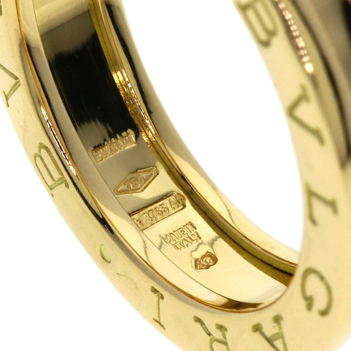 BVLGARI B-zero1B-zero1 1 Band #49 Ring K18 Yellow Gold Ladies [Used]